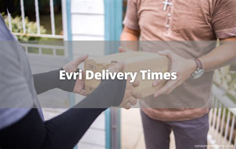 evri delivery times saturday